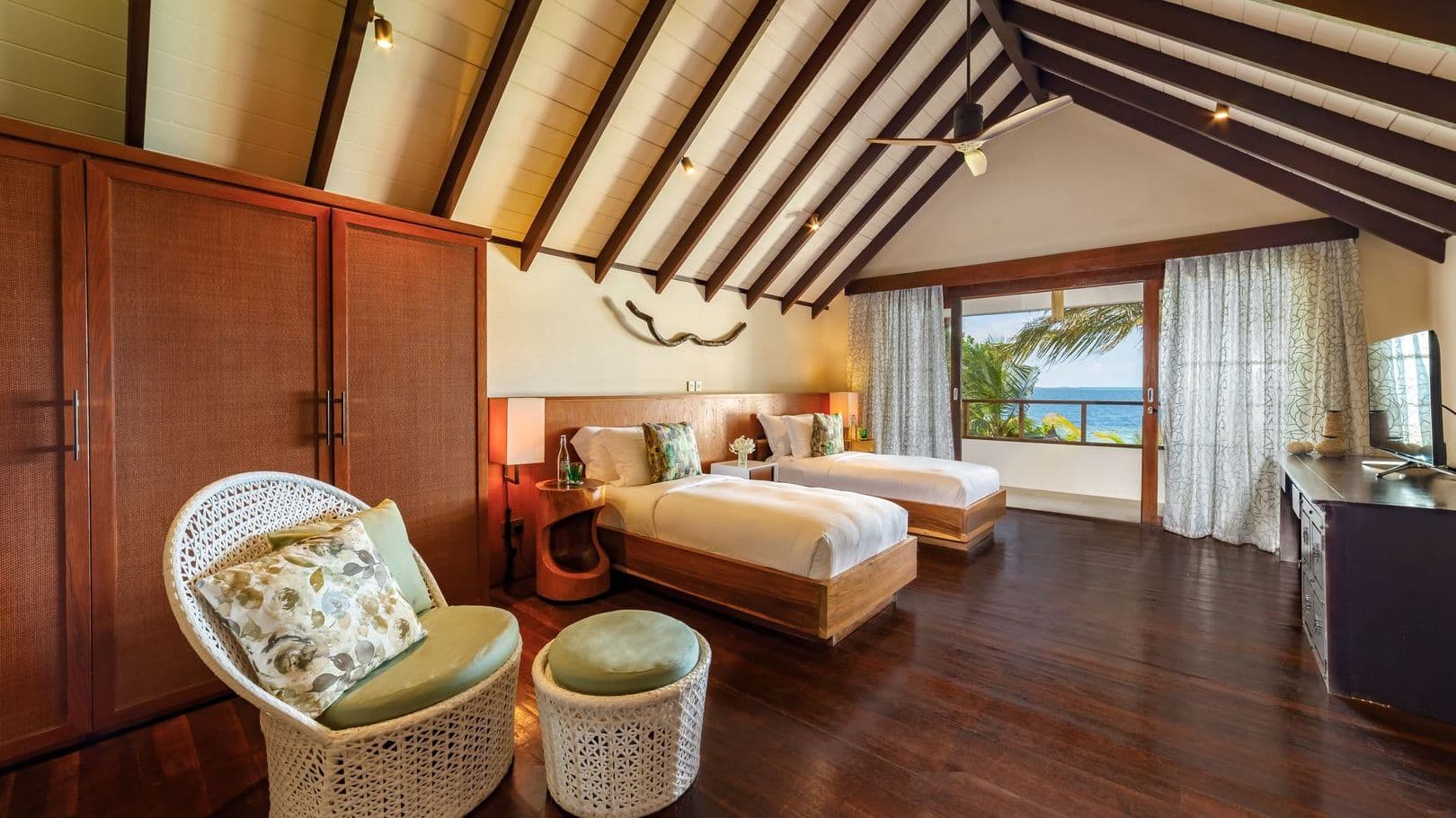 Ultimate family retreat in a luxurious two-storey resort in Maldives.