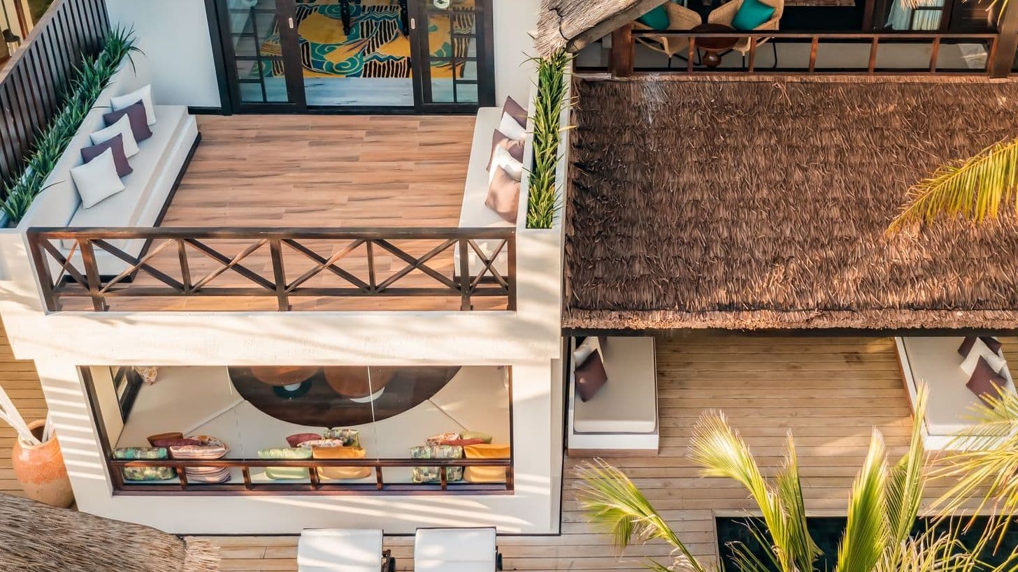 3-bedroom Earth Pool RESERVE, a beachfront family haven resort in Maldives.