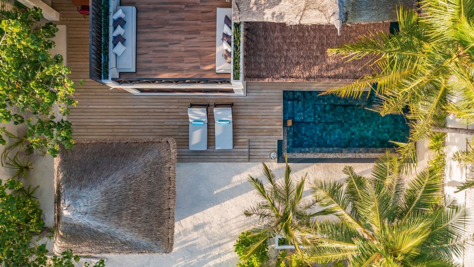 3-bedroom Earth Pool RESERVE, a beachfront family haven resort in Maldives.