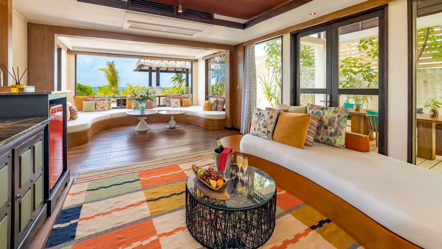 3-bedroom Earth Pool RESERVE, a beachfront family haven resort in Maldives.