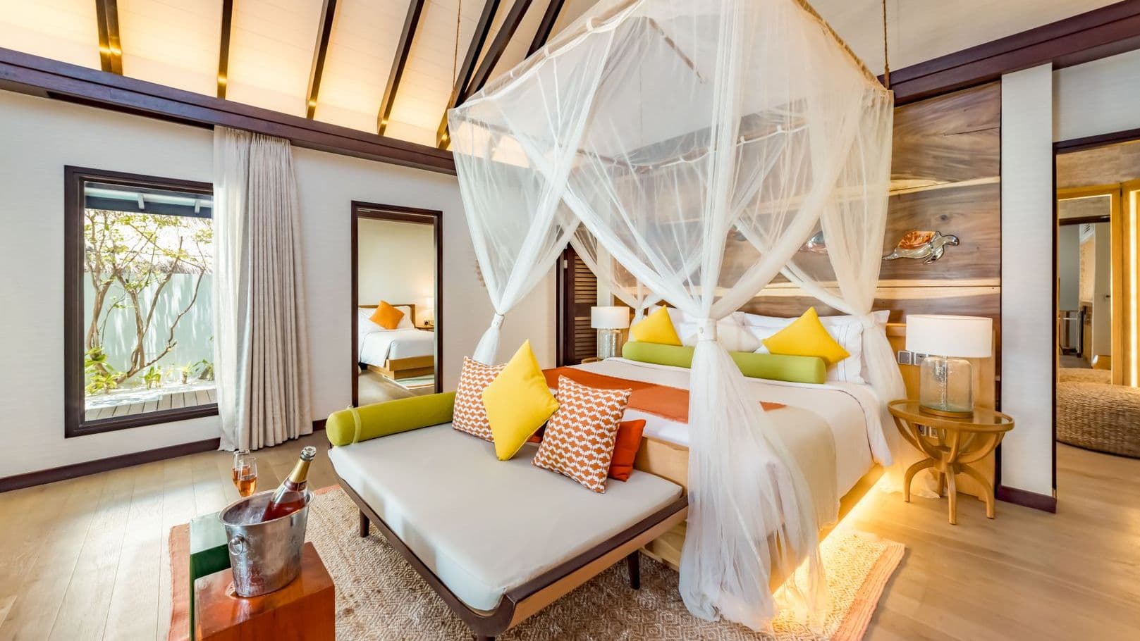 Private villa experience in the Maldives with a luxury villa setting.