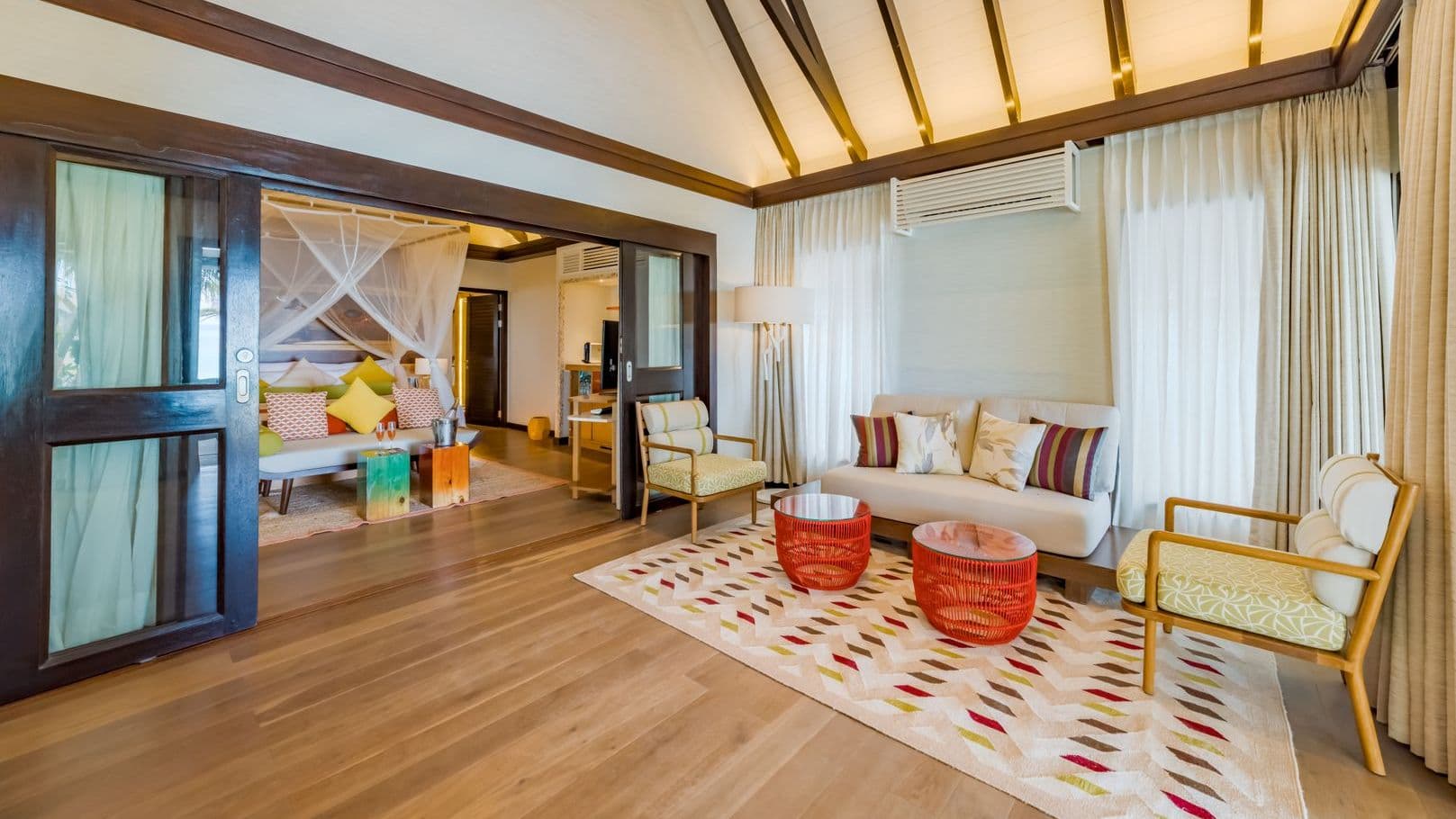 Private villa experience in the Maldives with a luxury villa setting.