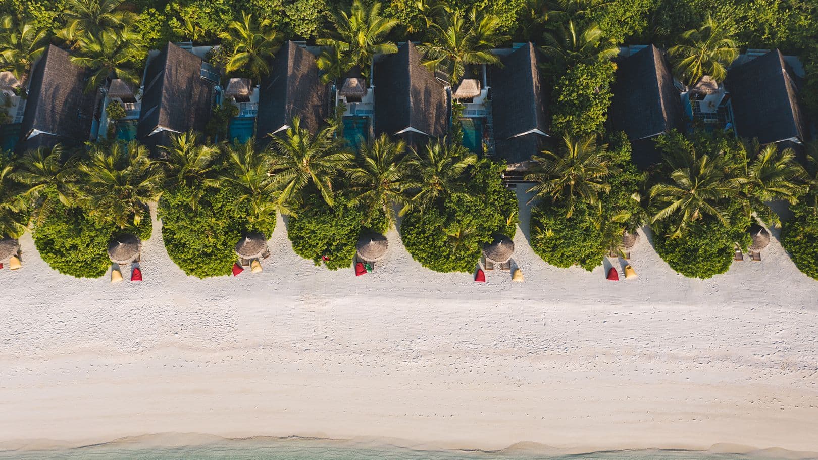 Maldives luxury Earth villa with pool, perfect for a relaxing getaway.