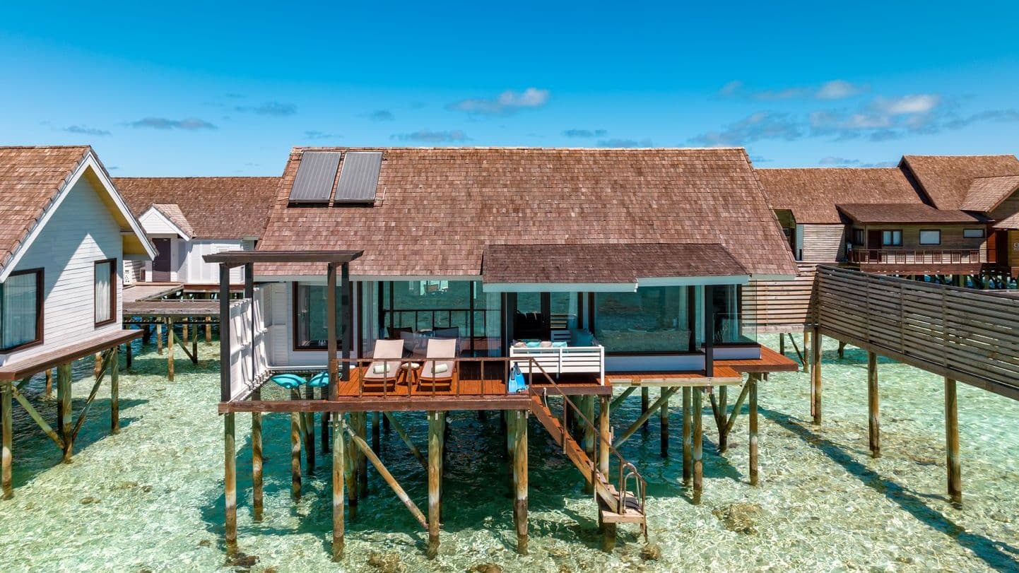 Wind villa with Magical Overwater Retreat in the Maldives, showcasing overwater villas.